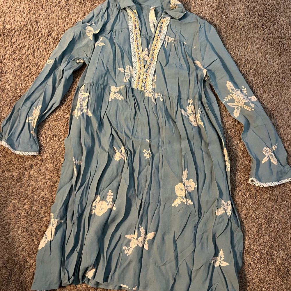 Cornflower blue dress by uncle frank, size small